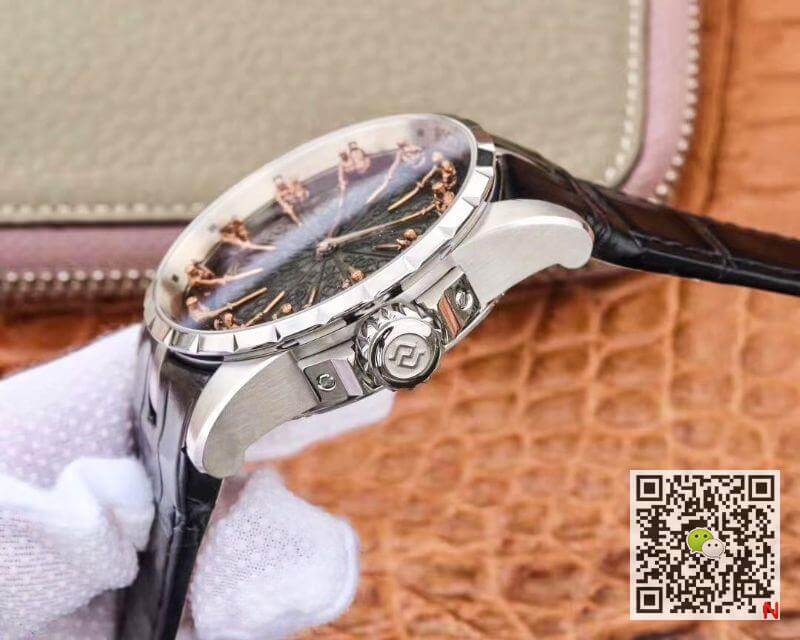 Replica Roger Dubuis Excalibur Knights of The Round Table II Rddbex0511 ZF Factory 1:1 Best Edition Stainless steel case Swiss M9015