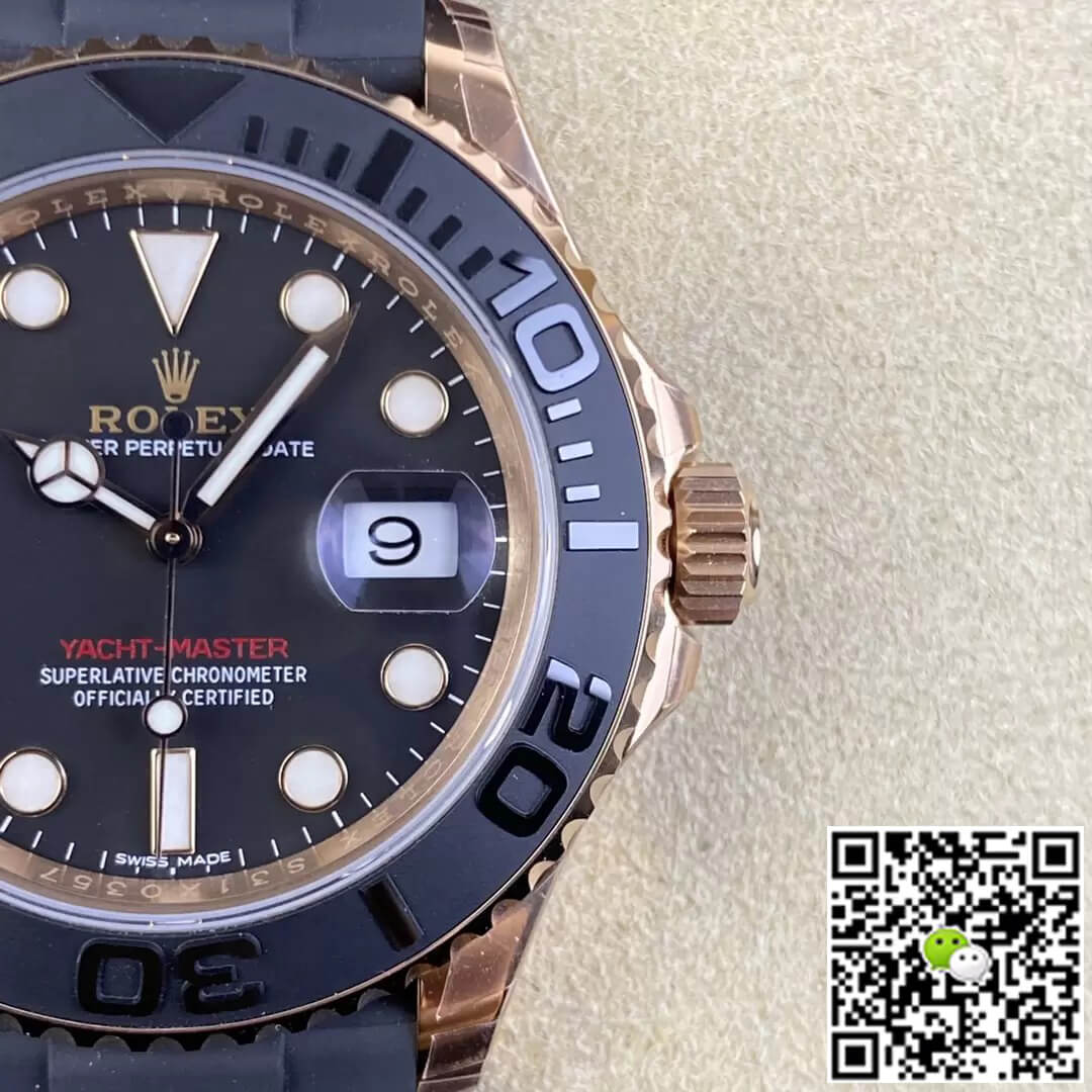 Replica R01ex Yacht Master M126655-0002 40MM 1:1 Best Edition VS Factory Rose Gold