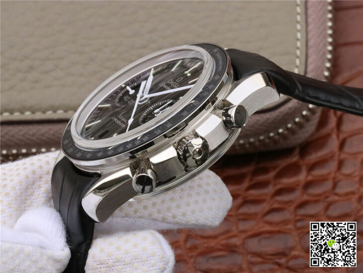 0me*ga Replica Speedmaster 311.33.44.51.01.001 1:1 Best Edition OM Factory Leather Strap