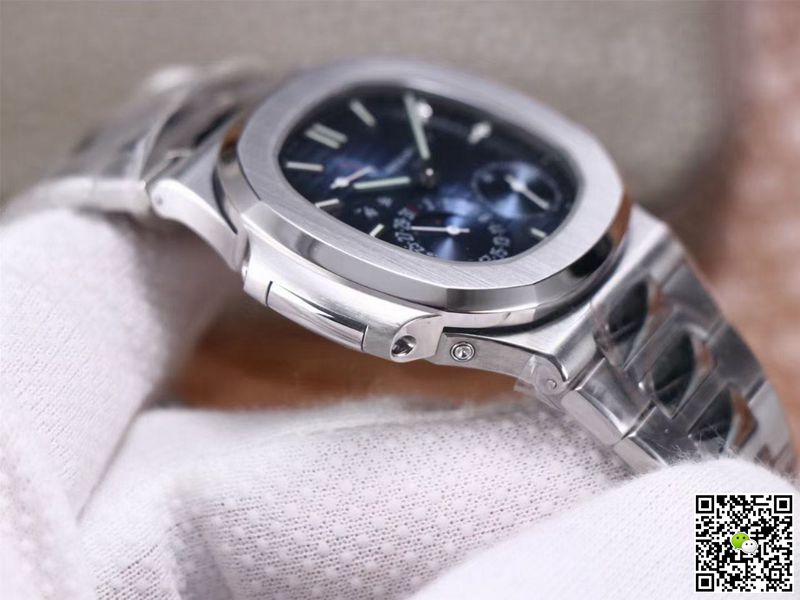 Replica Pat*k Phi1i*pe Nautilus 5712/1A-001 1:1 Best Edition PF Factory Blue Dial Steel Strap Swiss Movement