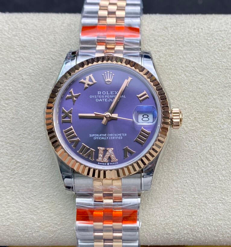 Replica R01ex Datejust M278271-0020 1:1 Best Edition TW Factory Eggplant Purple Dial