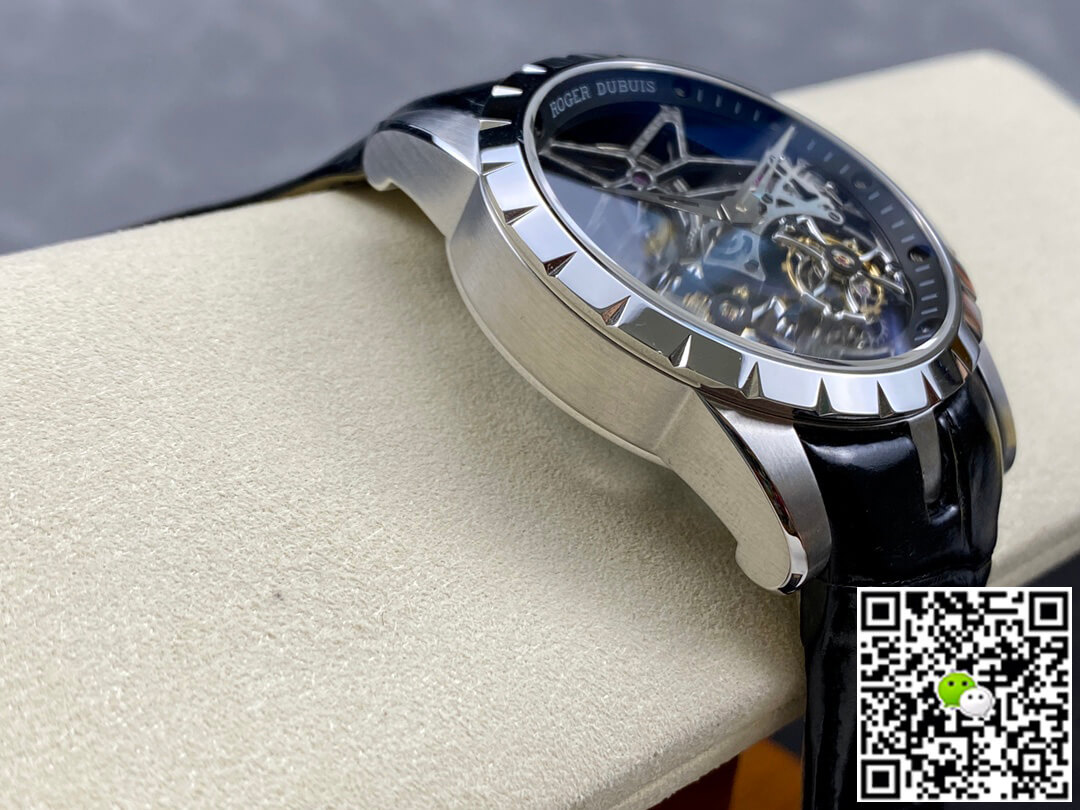 Replica Roger Dubuis Excalibur RDDBEX0396 1:1 Best Edition YS Factory Skeleton Double Tourbillon Dial