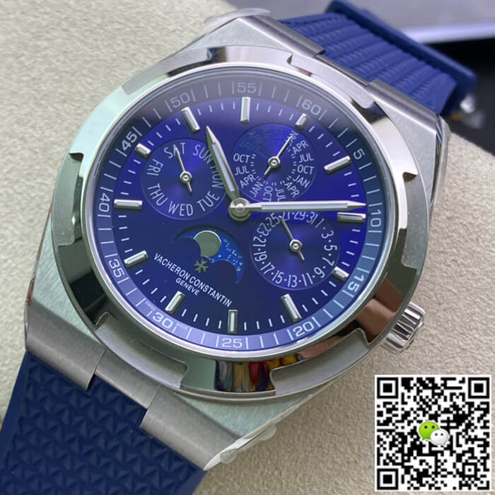 Replica Vacheron C0nstan1n Overseas 4300V/120G-B945 1:1 Best Edition 8F Factory Rubber Strap