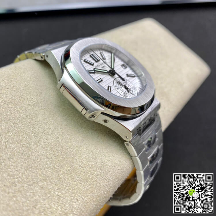Replica Pat*k Phi1i*pe Nautilus 5980/1A-019 1:1 Best Edition 3K Factory V2 White Dial