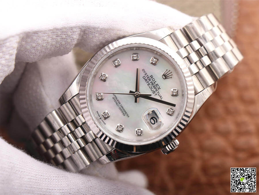 Replica R01ex Datejust M126234-0019 1:1 Best Edition EW Factory Mother-Of-Pearl Dial