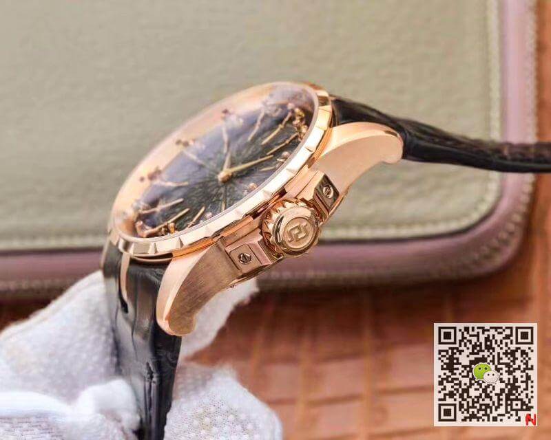 Replica Roger Dubuis Excalibur Knights of The Round Table II Rddbex0511 ZF Factory 1:1 Best Edition Rose Gold Swiss M9015