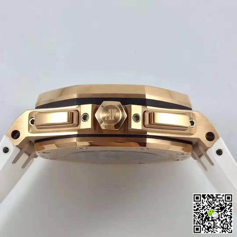 Replica Audemars P1g*et Royal Oak Offshore 26408OR.OO.A010CA.01 JF Factory 1:1 Best Edition Swiss ETA3126 White Dial