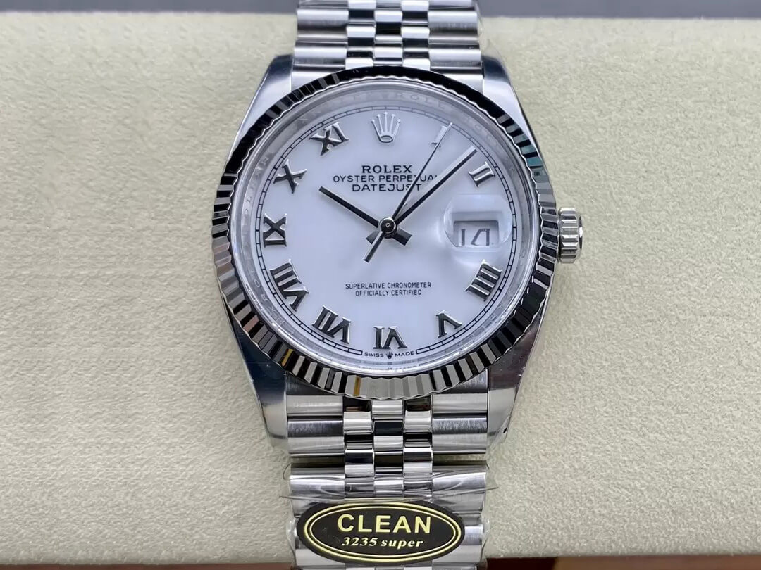 Replica R01ex Datejust M126234-0025 36MM 1:1 Best Edition Clean Factory Stainless Steel