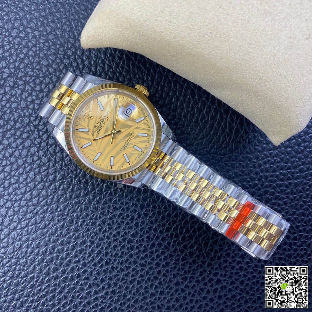 Replica R01ex Datejust M126233-0037 1:1 Best Edition EW Factory Yellow Gold