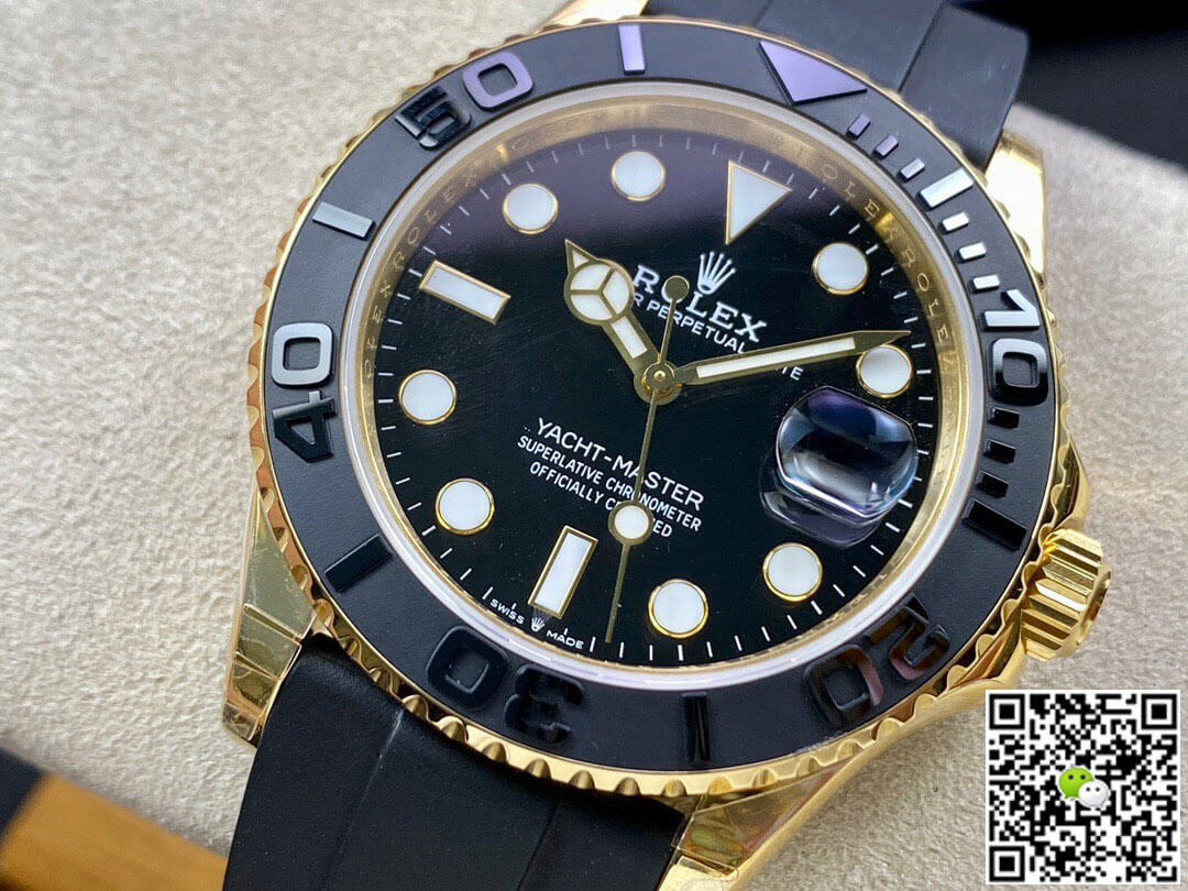 Replica R01ex Yacht Master M226658-0001 42MM 1:1 Best Edition OW Factory Black Dial