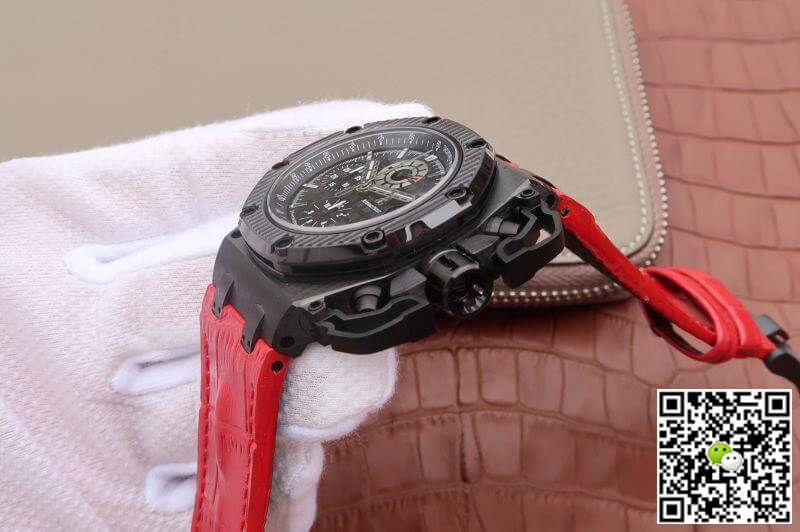 Replica Audemars P1g*et Royal Oak Offshore 26165IO.OO.A002CA.02 Noob Factory 1:1 Best Edition Swiss ETA7750 Black Dial