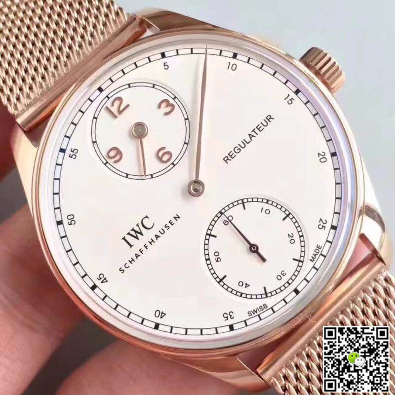 IWC Replica Portuguese IW544402 YL Factory 1:1 Best Edition Swiss ETA98245 White Dial