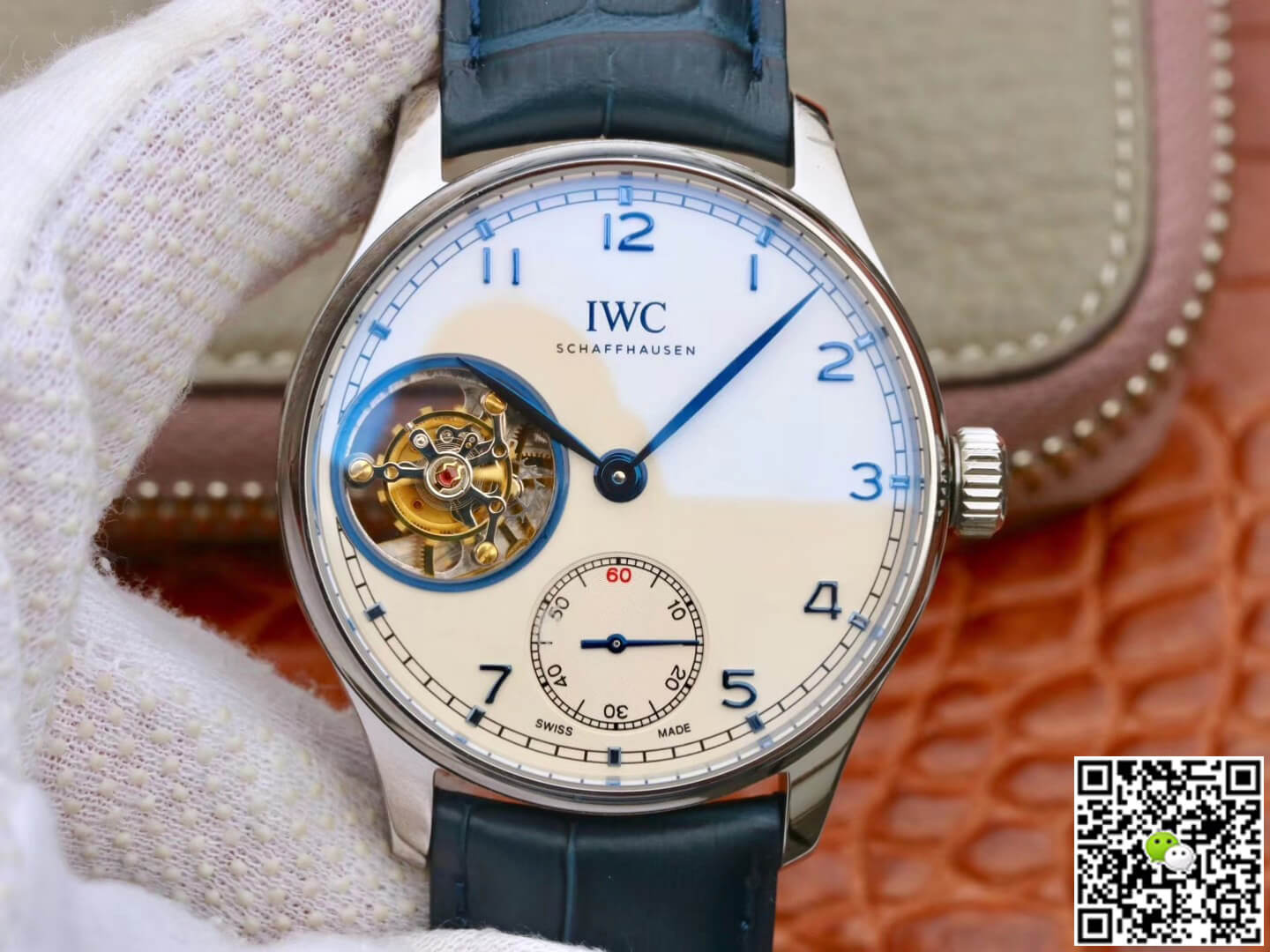 Replica IWC Portuguese Tourbillon 1:1 Best Edition ZF Factory Stainless Steel