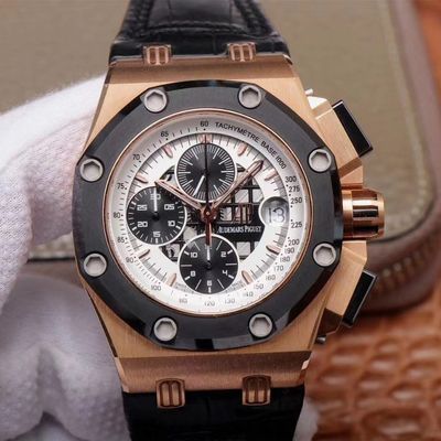 Replica Audemars P1g*et Royal Oak Offshore 26078RO.OO.D002CR.01 1:1 Best Edition JF Factory Rose Gold Swiss ETA3126