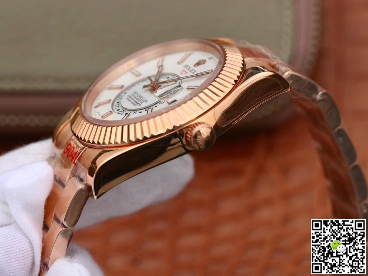 Replica R01ex Sky Dweller M326935-0005 1:1 Best Edition Noob Factory White Dial