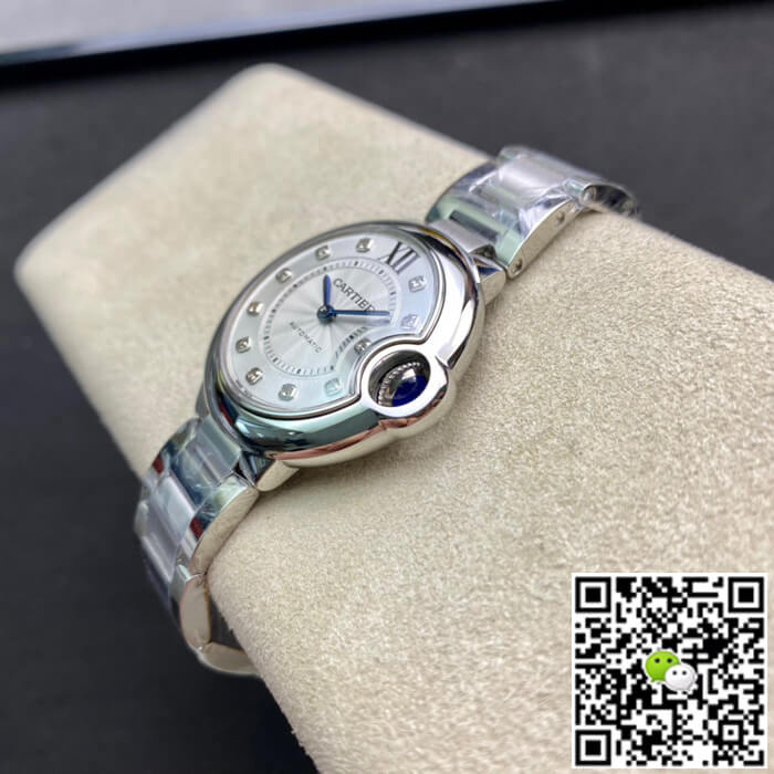 Replica Ballon Bleu De Ca*t1er WE902074 33MM 1:1 Best Edition V6 Factory White Dial