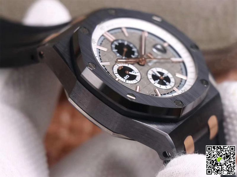 Replica Audemars P1g*et Royal Oak Offshore 26415CE.OO.A002CA.01 1:1 Best Edition JF Factory Black Ceramic Swiss ETA7750