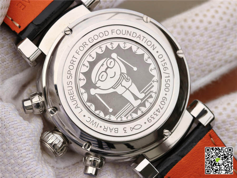 Replica IWC Da Vinci Laureus Sport For Good Foundation 1:1 Best Edition YL Factory White Dial