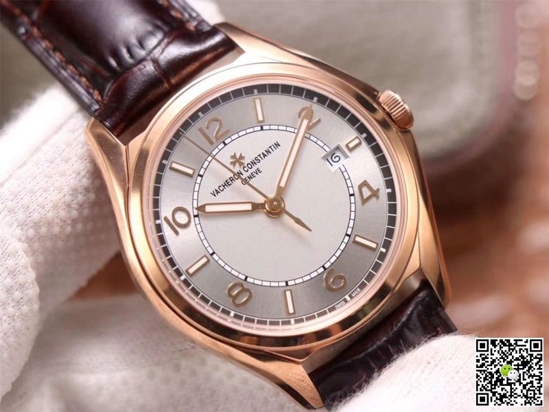 Replica Vacheron C0nstan1n Fiftysix 4600E/000R-B441 1:1 Best Edition ZF Factory Rose Gold Swiss ETA1326