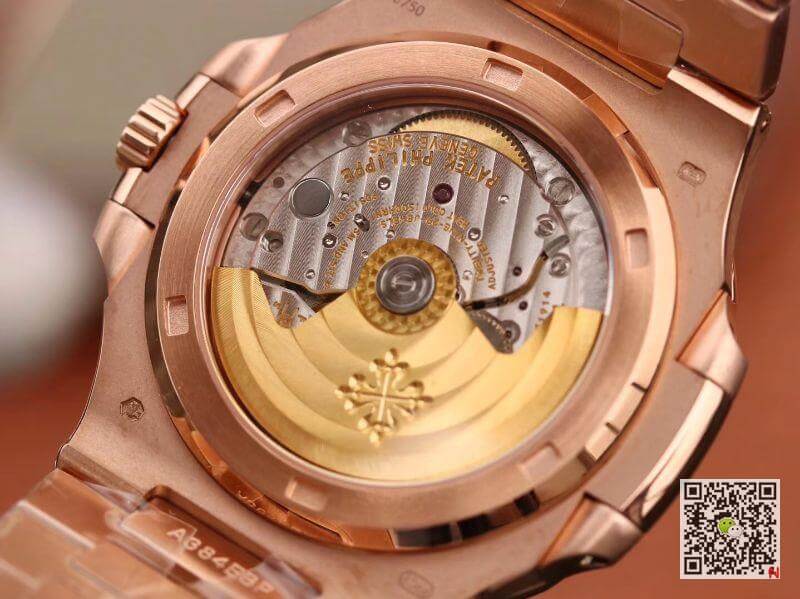 Replica Pat*k Phi1i*pe Nautilus 5711 PF factory V2 Men Watches 1:1 Best Edition Swiss ETA324 Rose gold dial