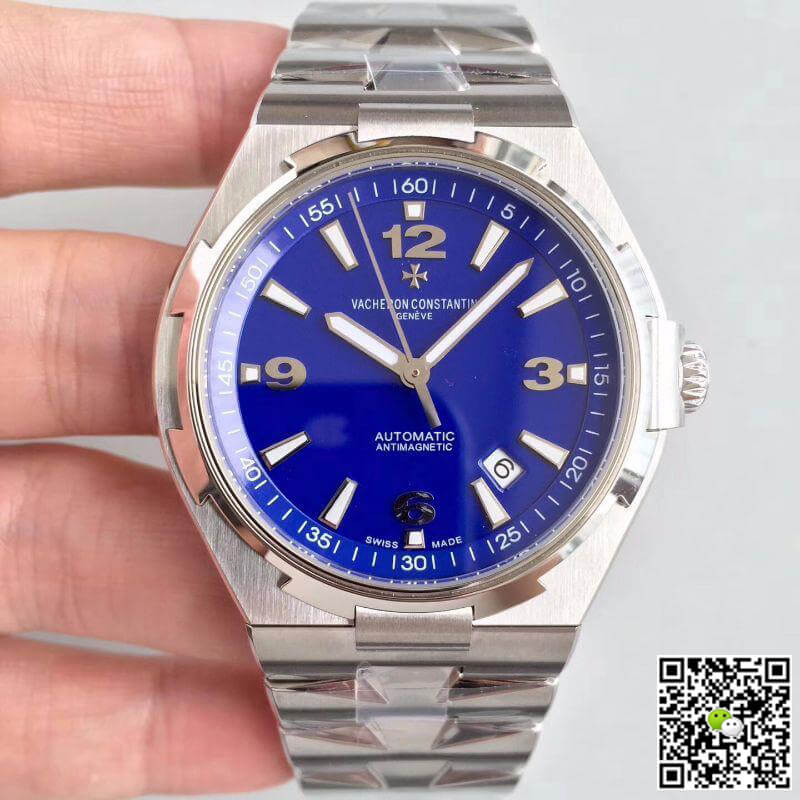 Vacheron C0nstan1n Replica Overseas 47040 JJ Factory 42mm 1:1 Best Edition Swiss ETA9015 Blue Dial