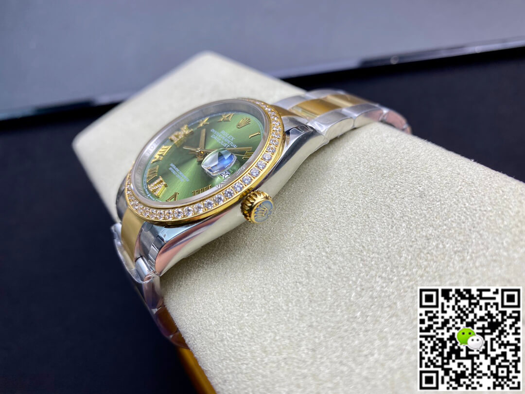 Replica R01ex Datejust M126283RBR-0012 1:1 Best Edition EW Factory Green Dial