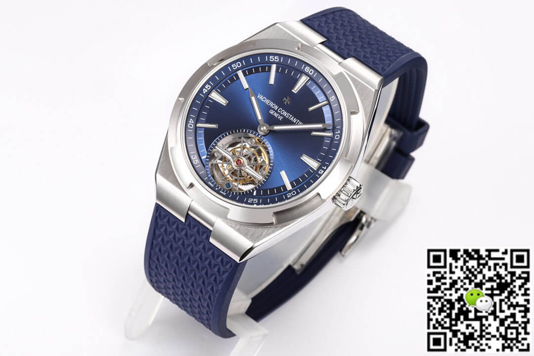 Replica Vacheron C0nstan1n Overseas Tourbillon 6000V/110A-B544 1:1 Best Edition BBR Factory Rubber Strap