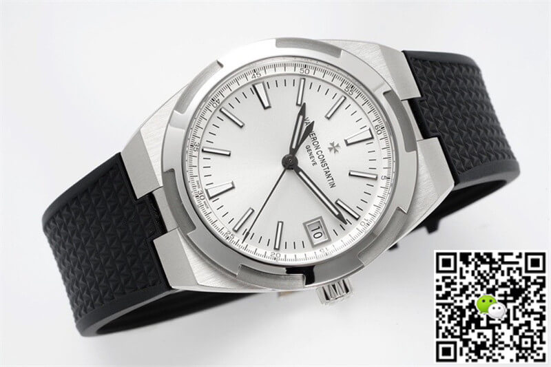 Replica Vacheron C0nstan1n Overseas 4500V 1:1 Best Edition PPF Factory Black Rubber Strap