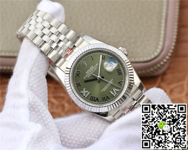 Replica R01ex Datejust 36MM 1:1 Best Edition GM Factory D1am0nd-set Dial