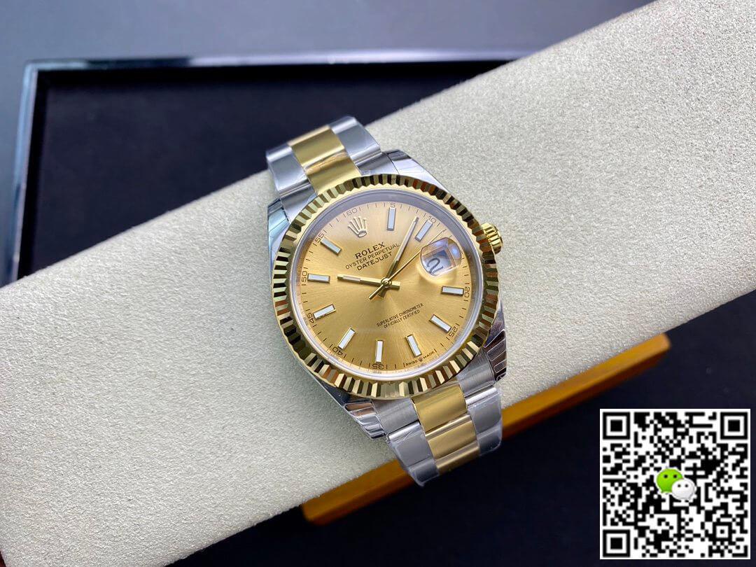 Replica R01ex Datejust M126333-0009 1:1 Best Edition EW Factory Champagne Dial