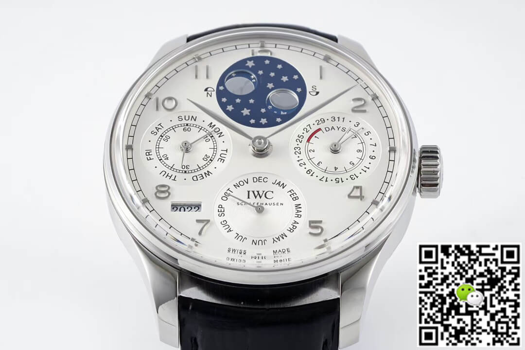 Replica IWC Portuguese Perpetual Calendar IW503406 1:1 Best Edition APS Factory White Dial