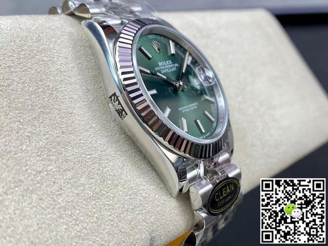 Replica R01ex Datejust M126334-0027 1:1 Best Edition Clean Factory Mint Green Dial