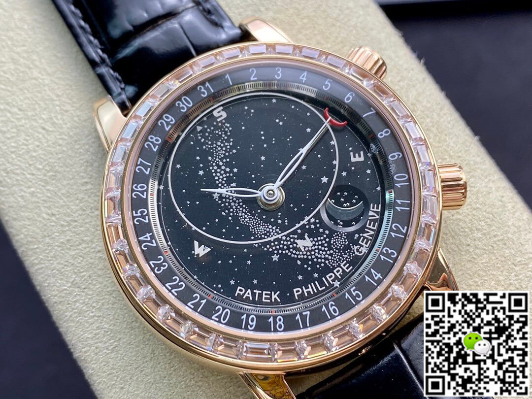 Replica Pat*k Phi1i*pe Grand Complications 6104R-001 1:1 Best Edition AI Factory Sky Moon Black Dial