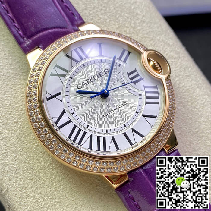 Replica Ballon Bleu De Ca*t1er 36MM WJBB0009 1:1 Best Edition 3K Factory D1am0nd Bezel