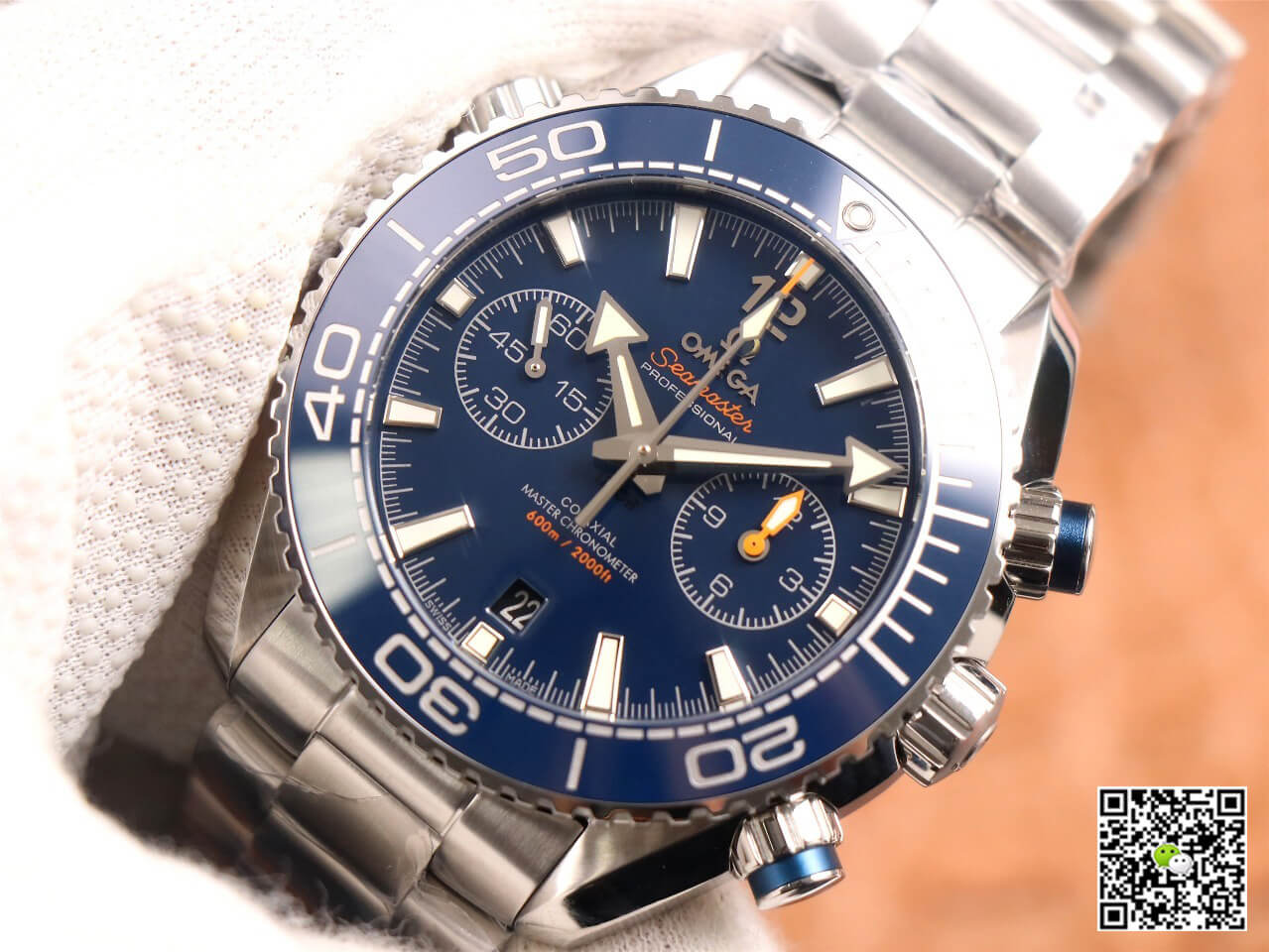 Replica 0me*ga Seamaster 215.30.46.51.03.001 1:1 Best Edition OM Factory V3 Blue Ceramic Bezel