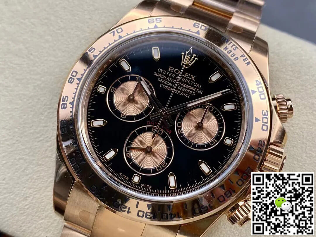Replica R01ex Cosmograph Daytona M116505-0008 1:1 Best Edition Clean Factory Rose Gold