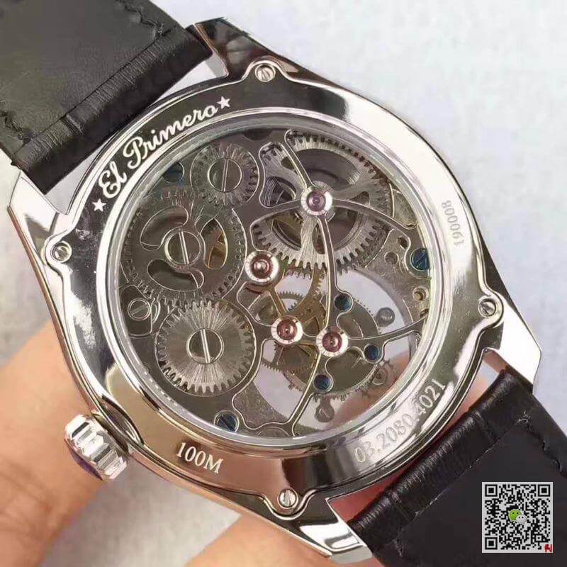 Replica Zenith EP Calender Skeleton Tourbillon RG/LE 1:1 Best Edition Swiss Tourbillon