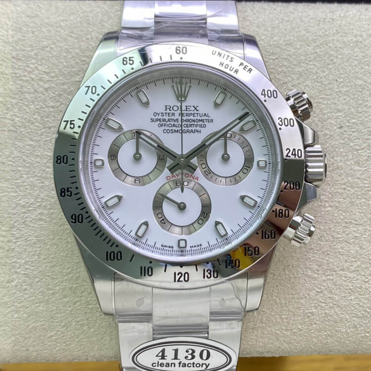 Replica R01ex Cosmograph Daytona 116520LN 1:1 Best Edition Clean Factory White Dial