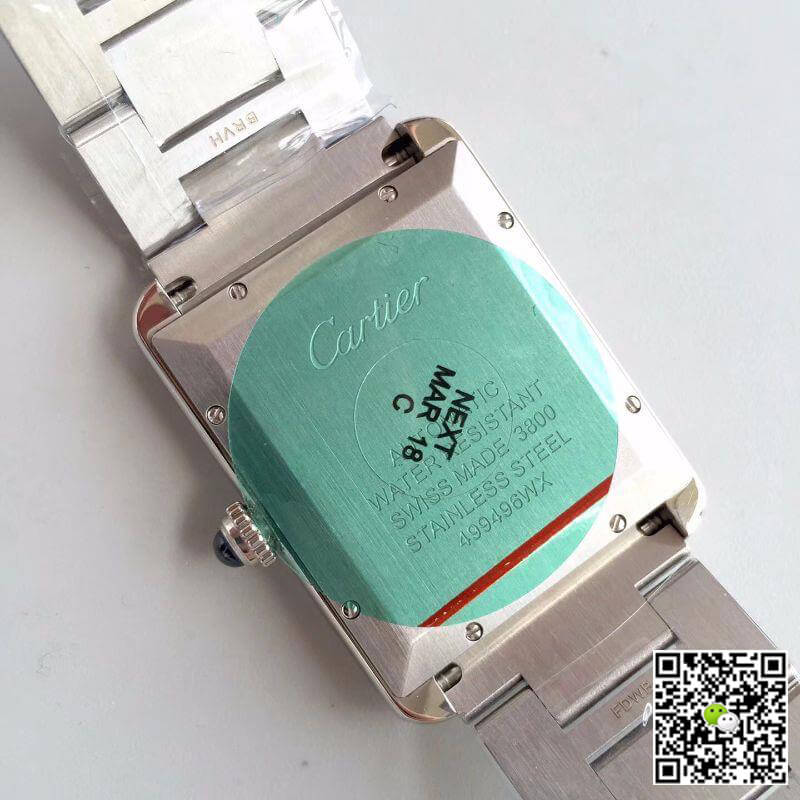 Ca*t1er Replica Tank Solo W5200028 ZF Factory 1:1 Best Edition Swiss ETA9015 White Dial