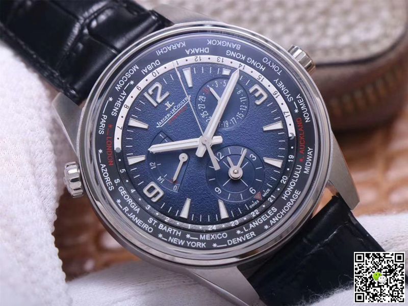 Replica Jaeger LeCoultre Geographic 904847Z 1:1 Best Edition ZF Factory Blue Dial Swiss ETA939A/1
