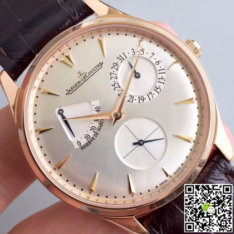 Replica Jaeger-LeCoultre Master Ultra Thin Q1372520 ZF Factory Mechanical Watches 1:1 Best Edition Swiss ETA938 18K rose gold