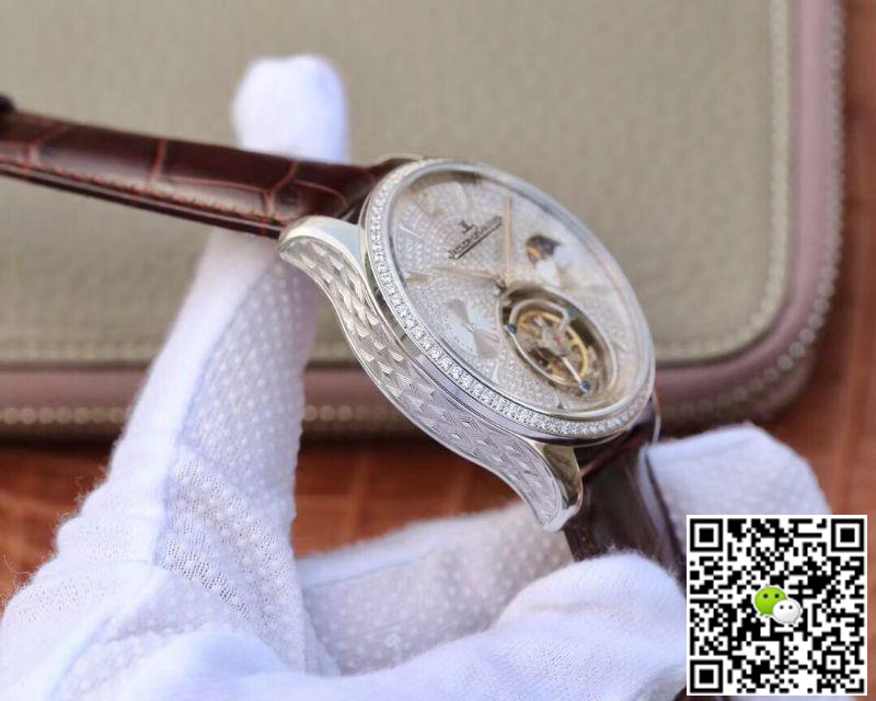 Replica Jaeger-LeCoultre Master Complication Functions Real Tourbillon 1:1 Best Edition Swiss Hand-winding 3310 White Gold