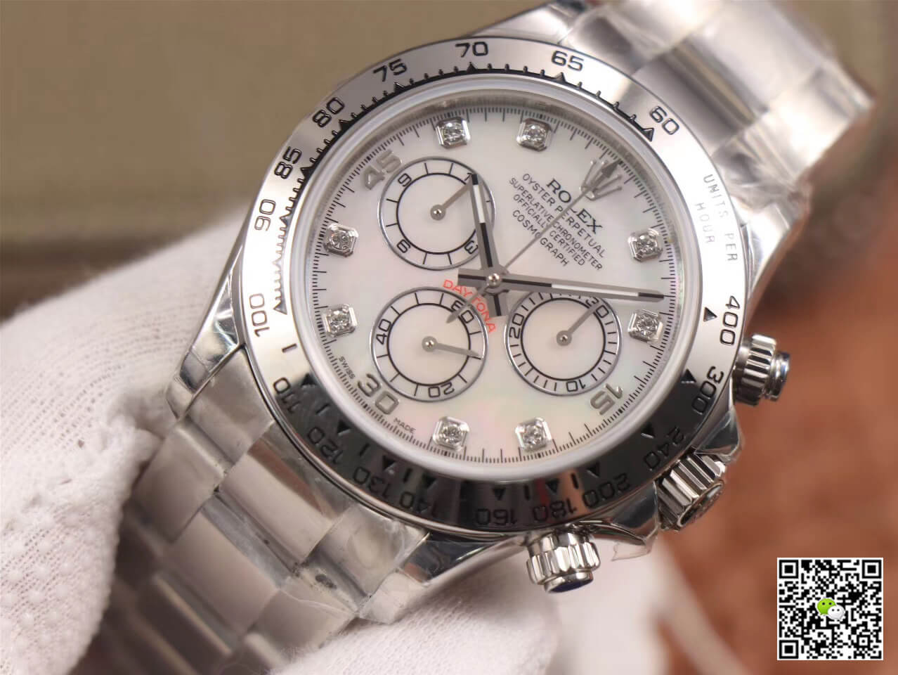 Replica R01ex Daytona Cosmograph 116520-78590 1:1 Best Edition JH Factory D1am0nd Dial