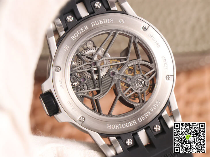 Replica Roger Dubuis Excalibur Spidr RDDBEX0479 1:1 Best Edition JB Factory Tourbillon Black Strap