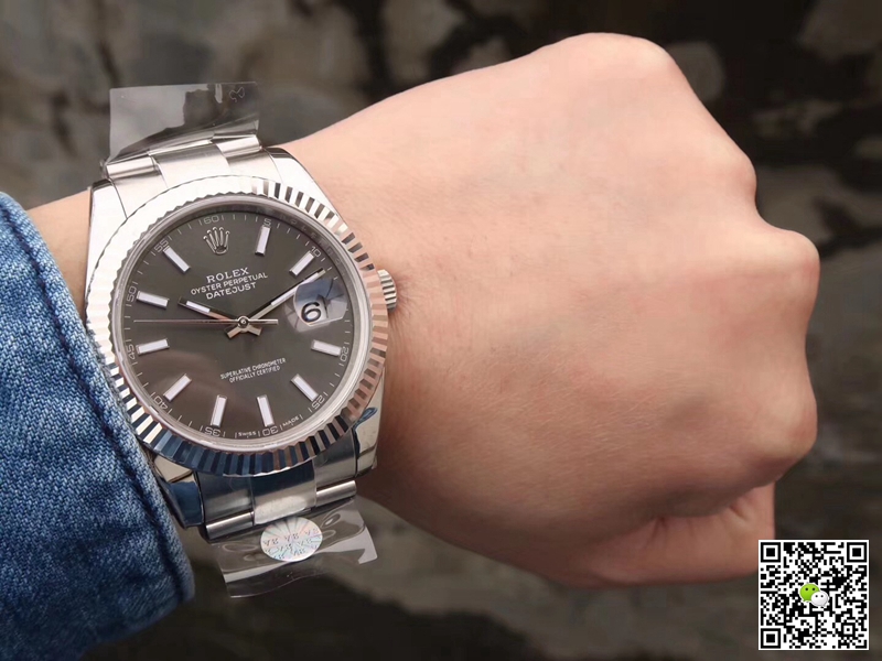 Replica R01ex Datejust 126334 1:1 Best Edition Black Dial