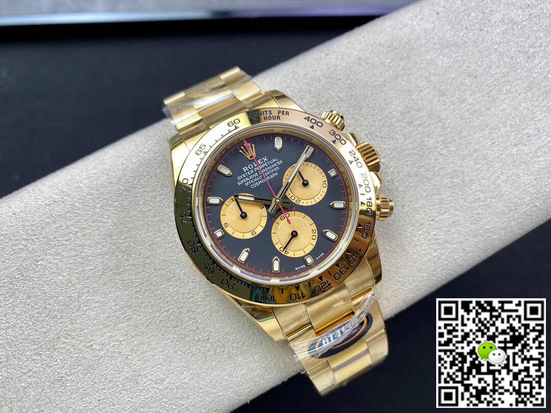 Replica R01ex Daytona M116508-0009 1:1 Best Edition BT Factory Yellow Gold