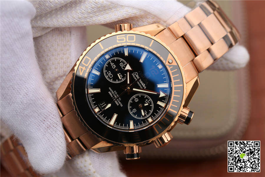 Replica 0me*ga Seamaster Ocean Universe Timing 232.63.46 1:1 Best Edition OM Factory Rose Gold