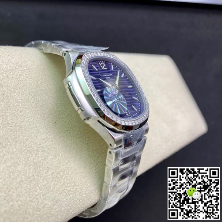 Pat*k Phi1i*pe Replica Nautilus Ladies 7018/1A-010 PF Factory 1:1 Best Edition Swiss ETA324SC