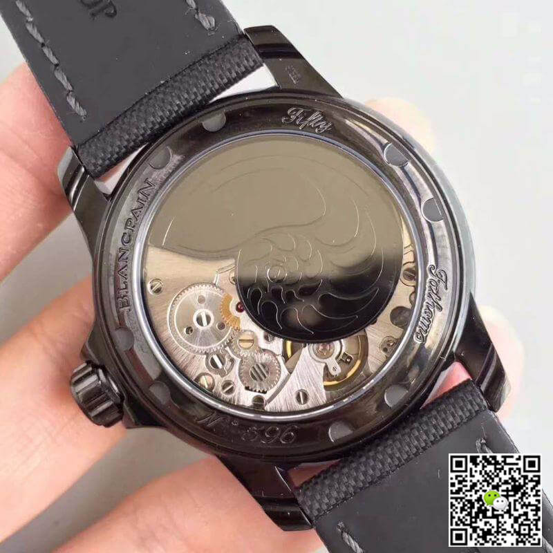 Replica Blancpain Fifty Fathoms 5015-11C30-52 ZF Factory Mechanical Watches 1:1 Best Edition Swiss ETA1315 Black Dial