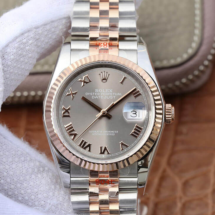 Replica R01ex Datejust 116231-0087 36MM 1:1 Best Edition GM Factory Silver Dial